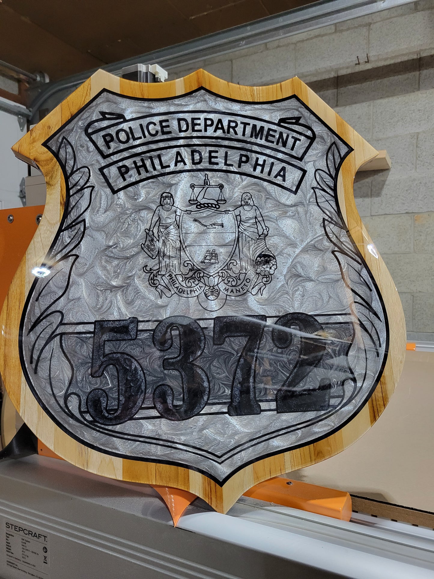 Epoxy Inlay Custom Sign
