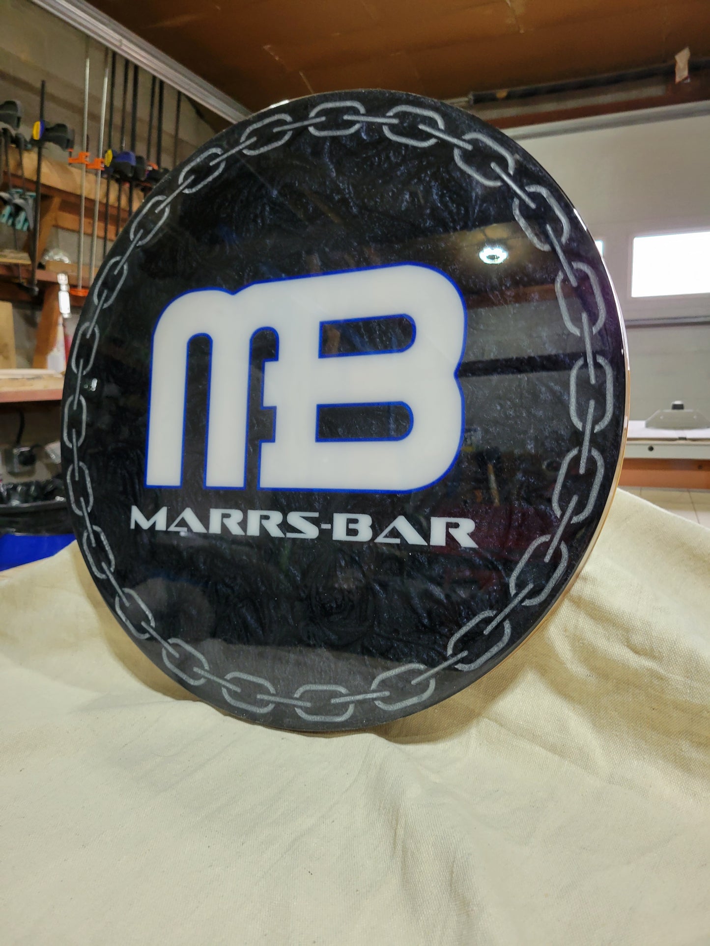 Epoxy Inlay Custom Sign