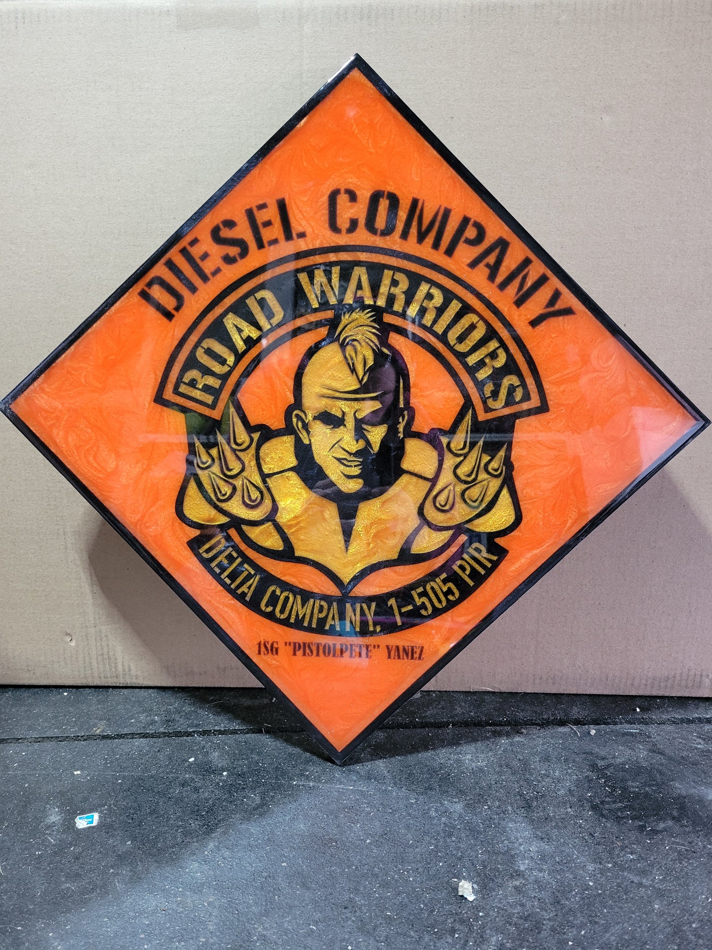 Epoxy Inlay Custom Sign