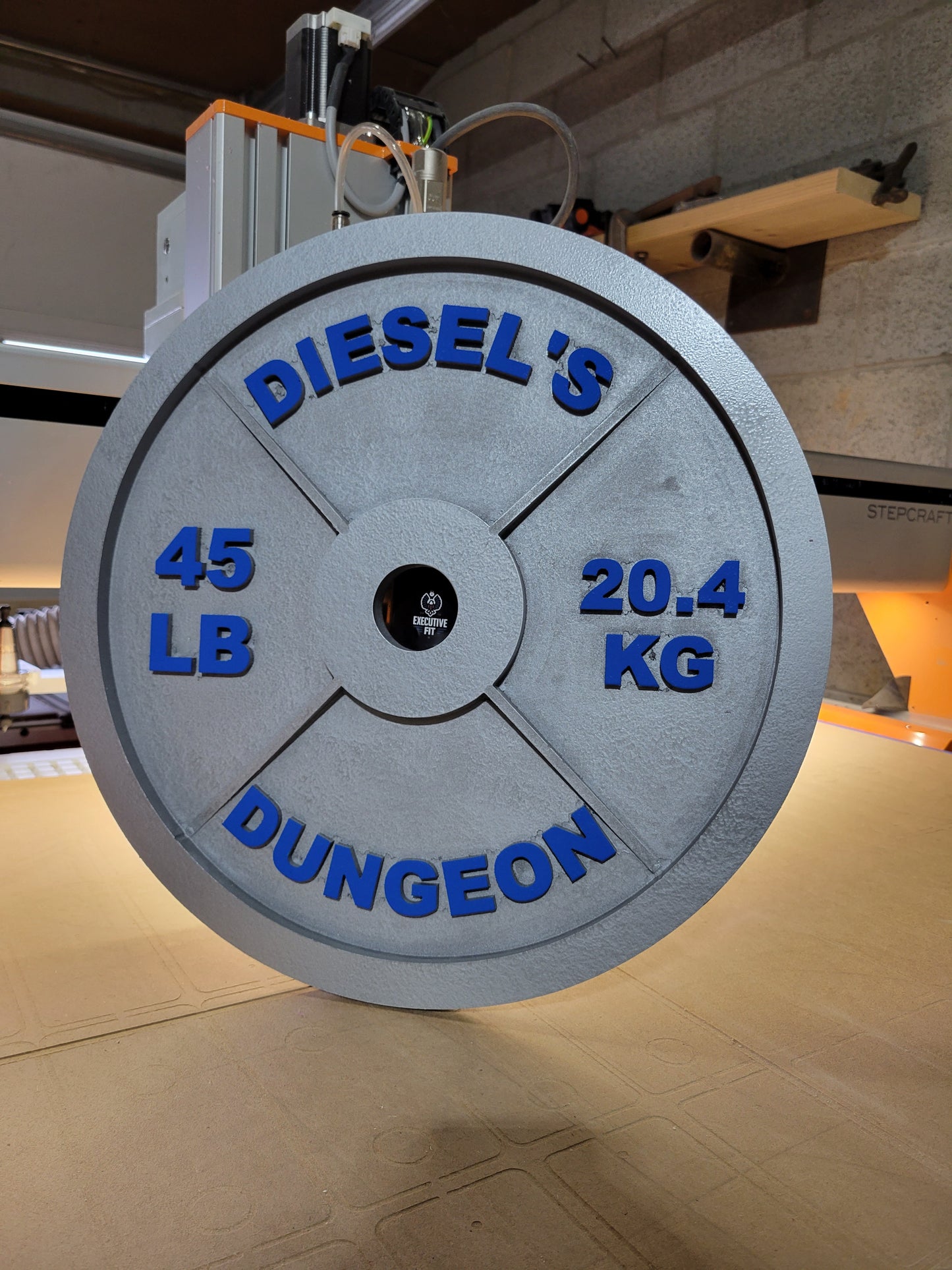 Custom Weight Plate Sign