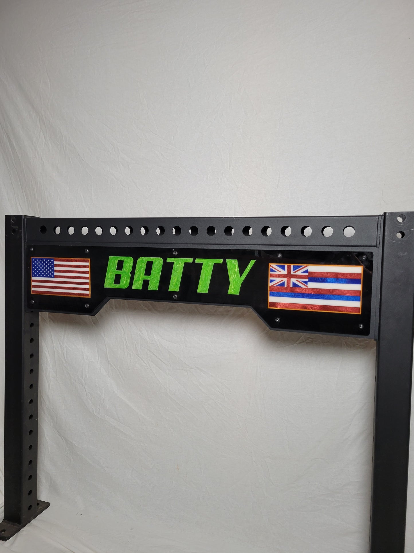 Epoxy Inlay Rack Header/Logo Panel