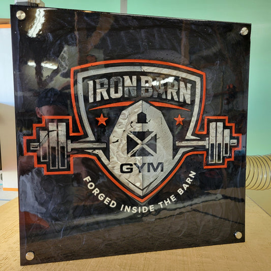 Epoxy Inlay Custom Sign