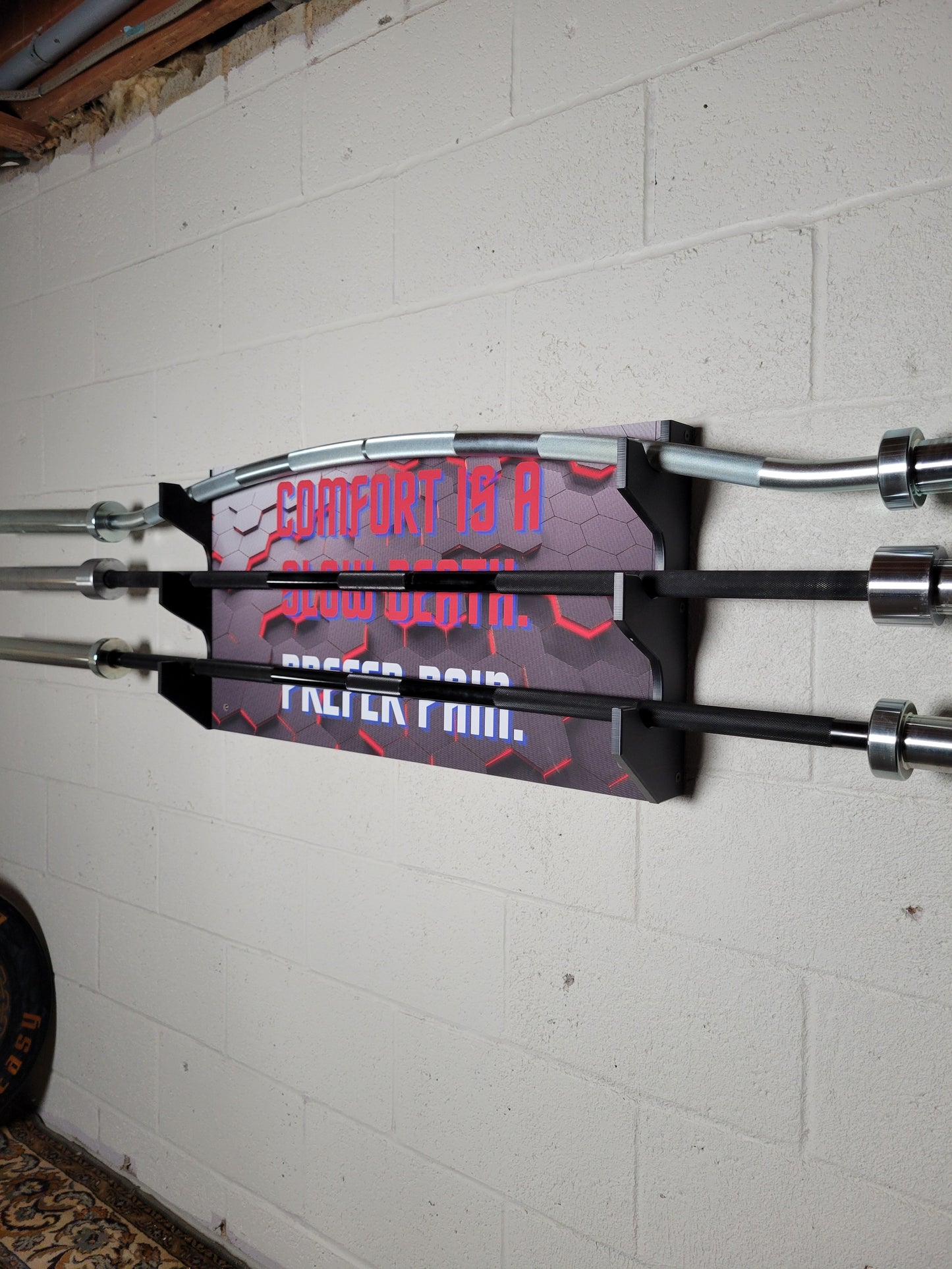 Barbell Storage Rack- Printed Logo