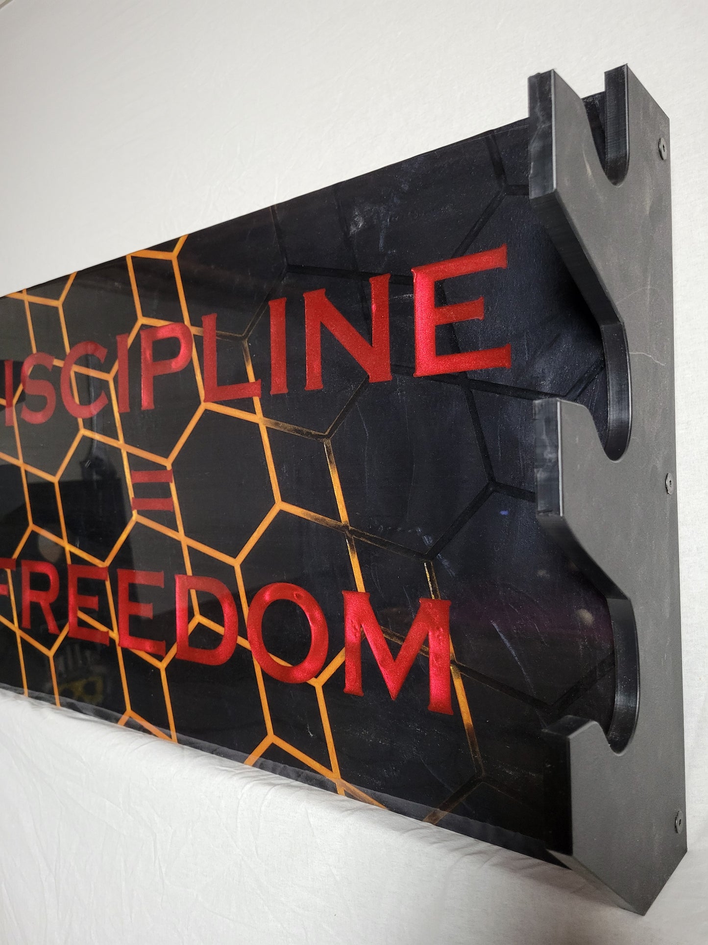 Discipline = Freedom Barbell Rack
