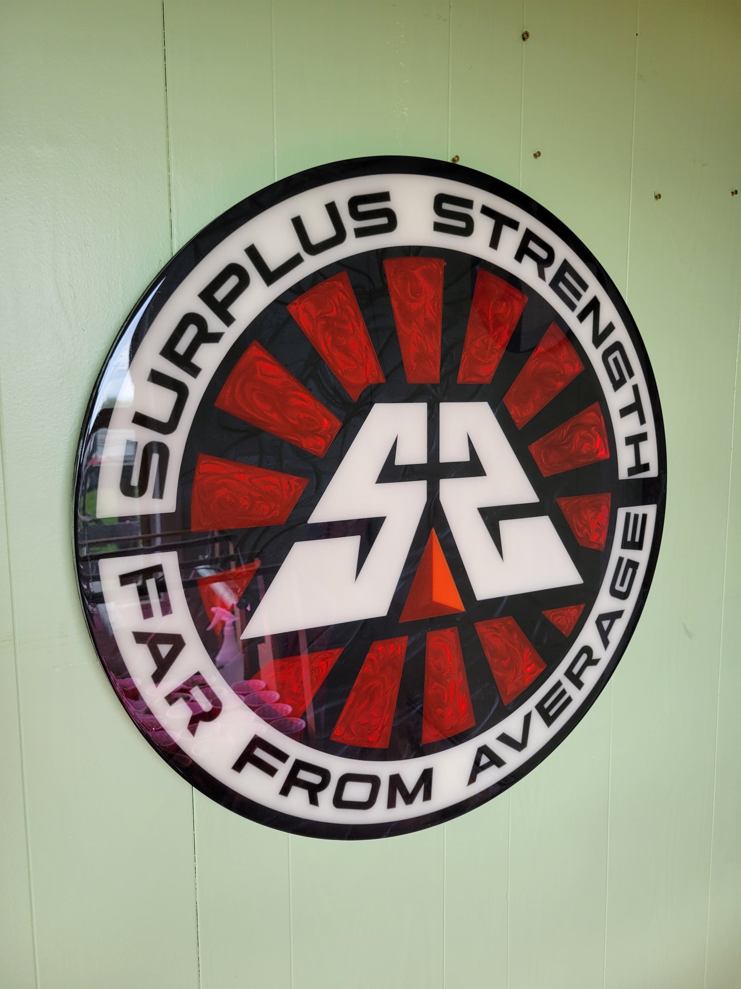 Epoxy Inlay + LED Backlit Custom Sign