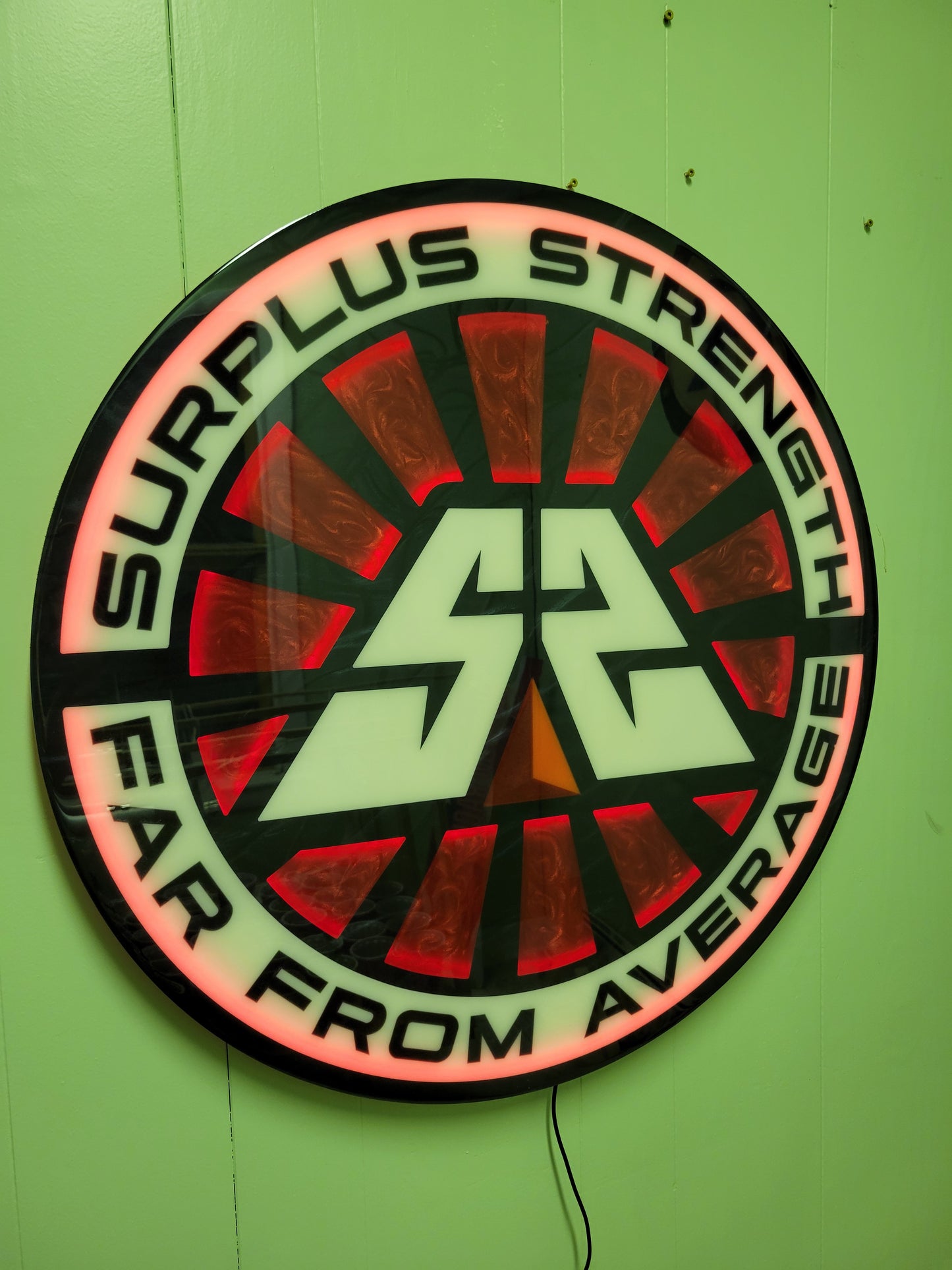 Epoxy Inlay + LED Backlit Custom Sign