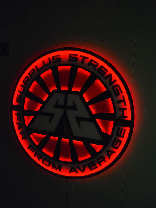 Epoxy Inlay + LED Backlit Custom Sign