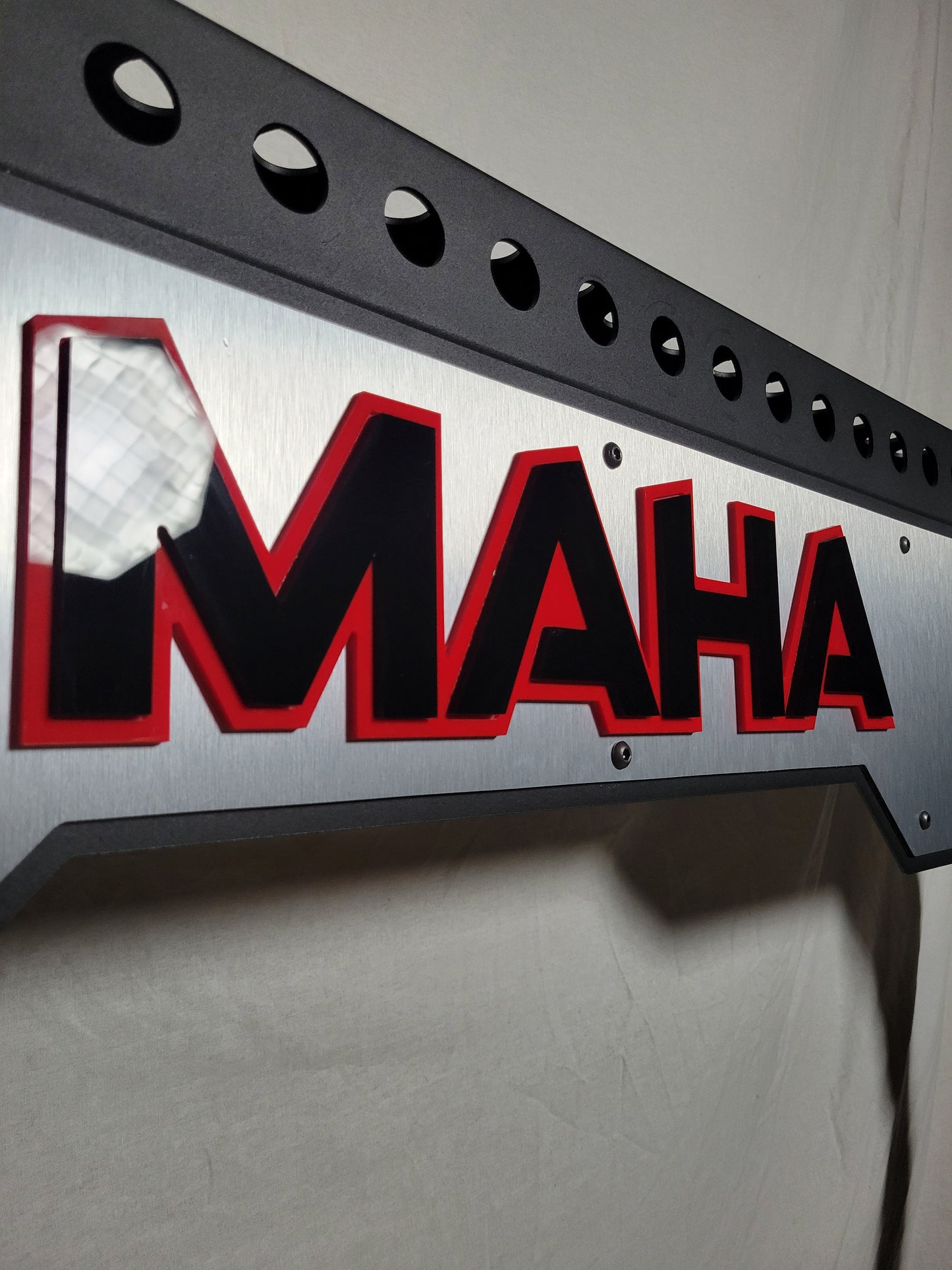 Premium Custom Rack Header/Logo Panel