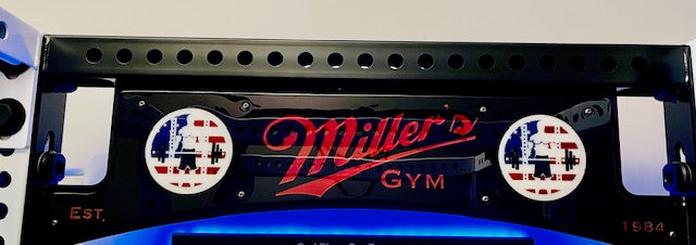 Epoxy Inlay Rack Header/Logo Panel