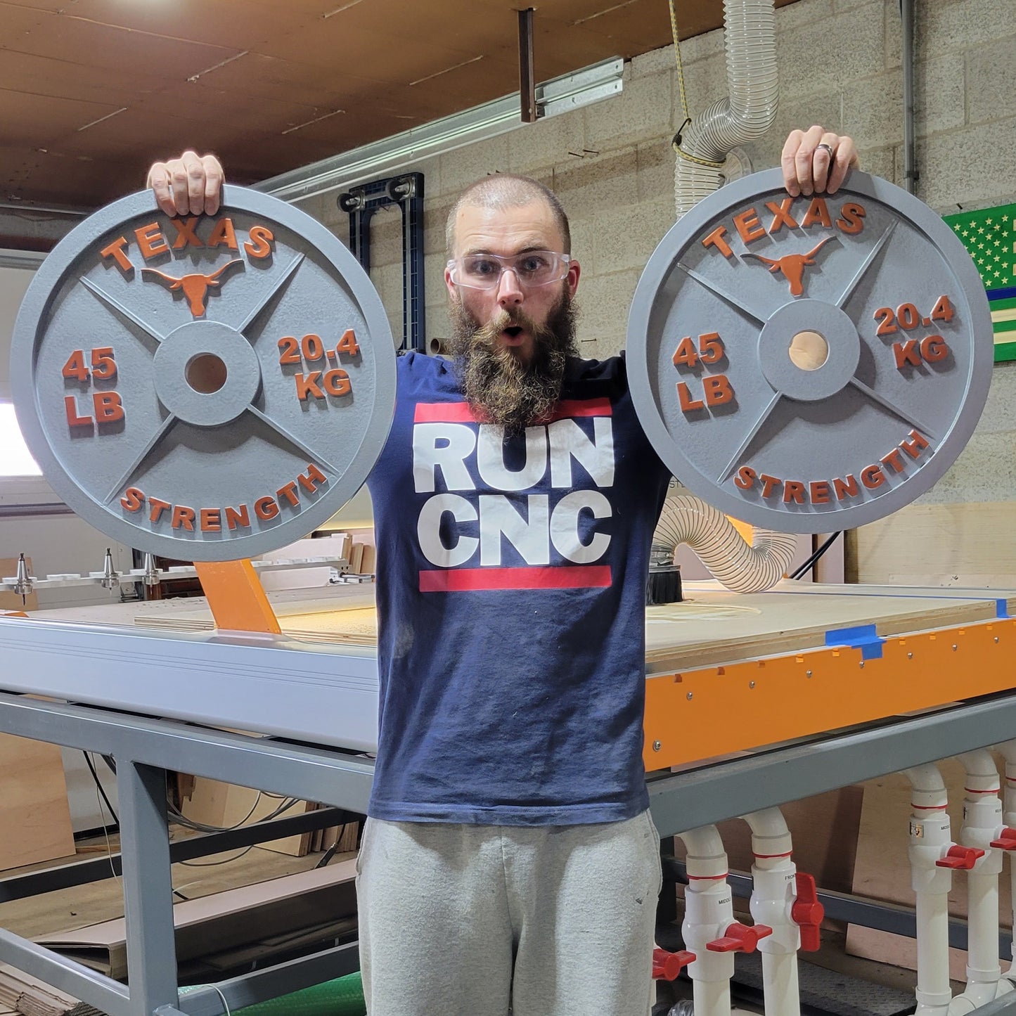 Custom Weight Plate Sign