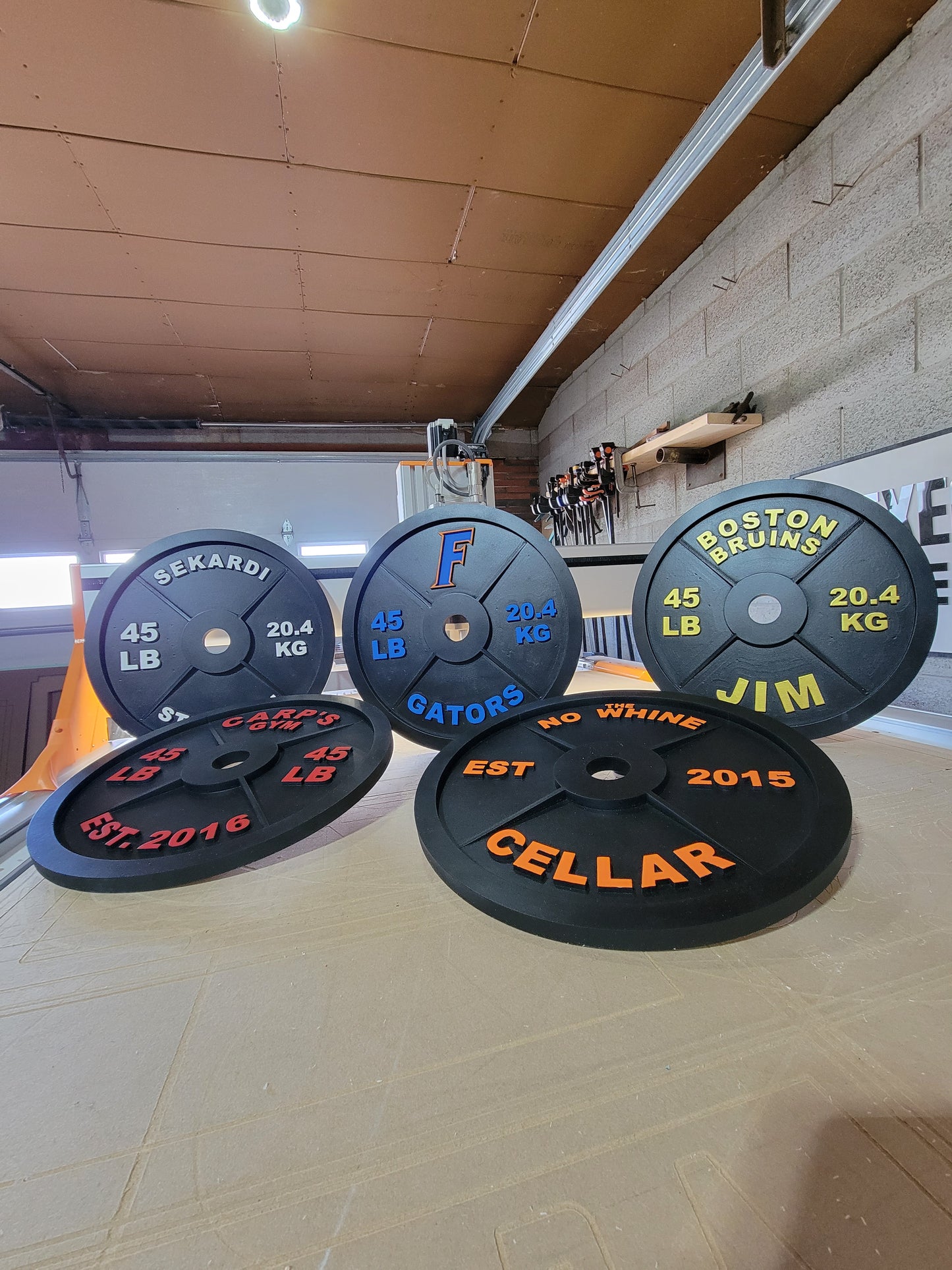 Custom Weight Plate Sign