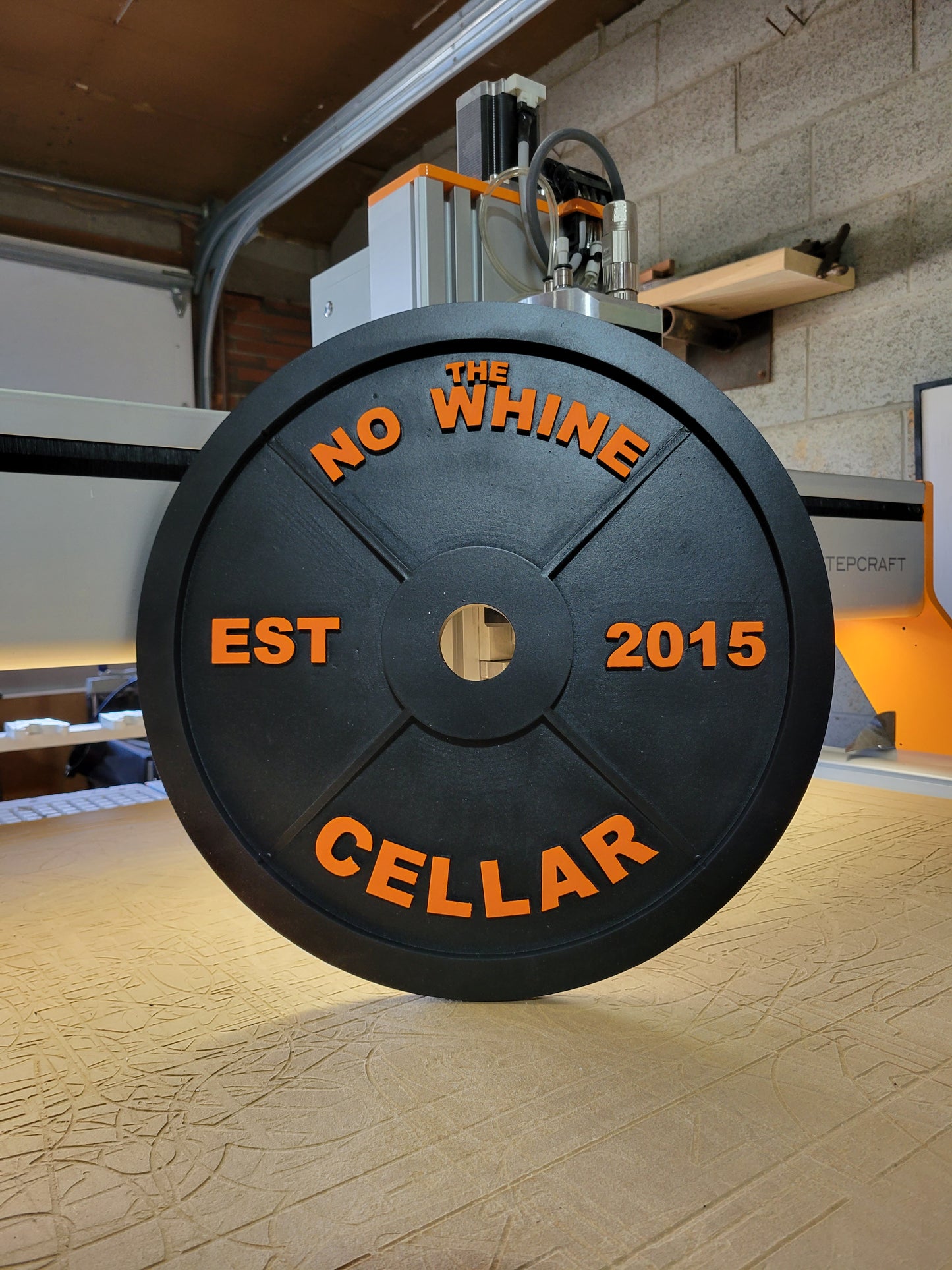 Custom Weight Plate Sign