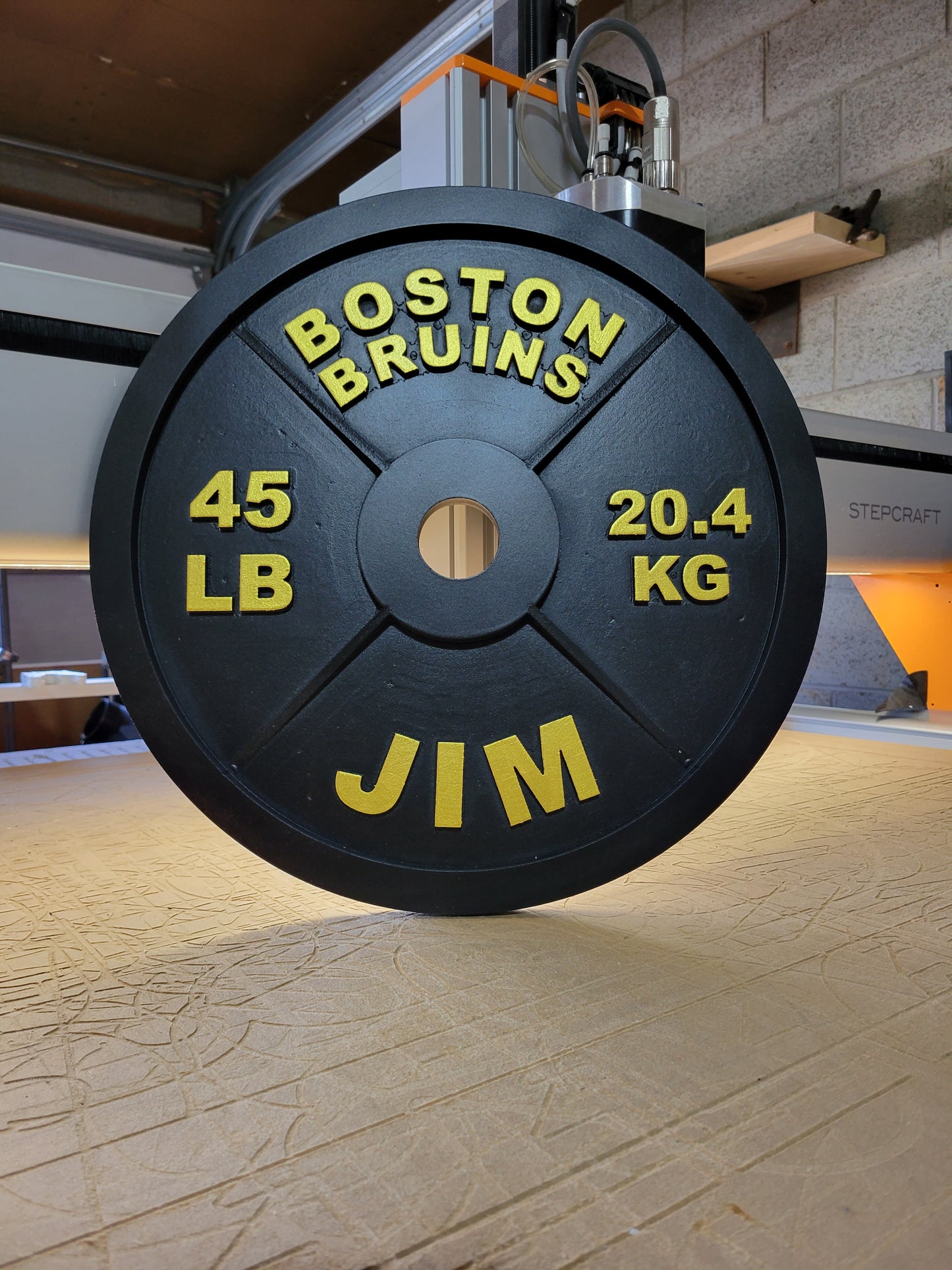 Custom Weight Plate Sign