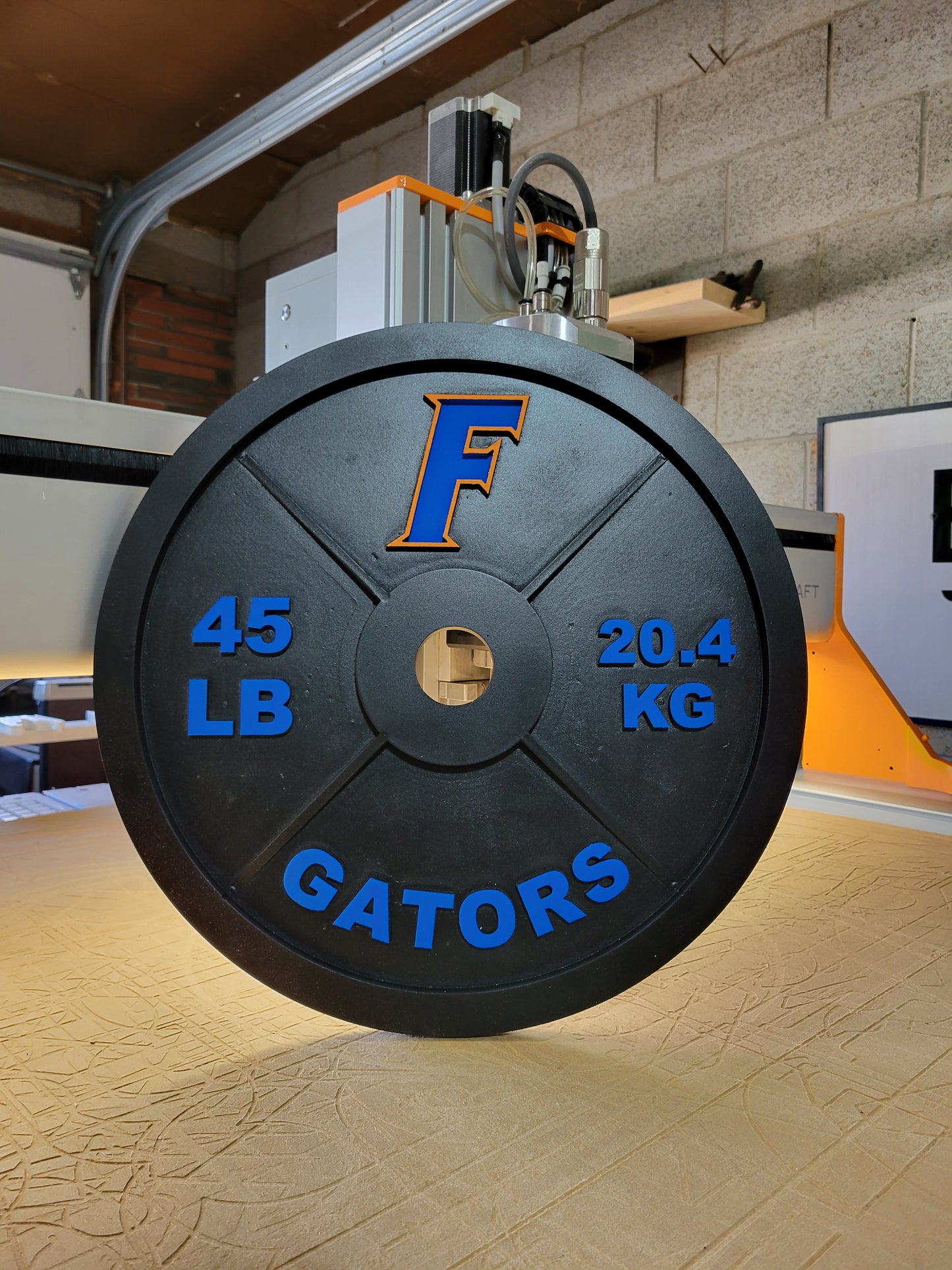 Custom Weight Plate Sign