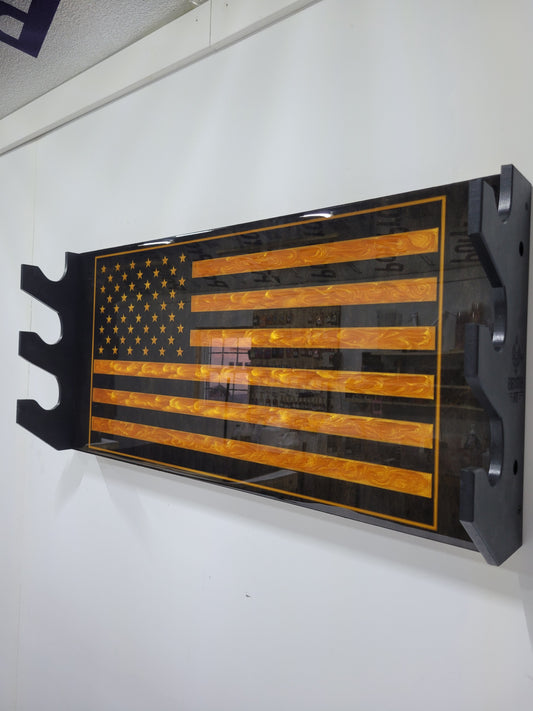 Limited Edition Golden Flag 3-Tier Barbell Rack