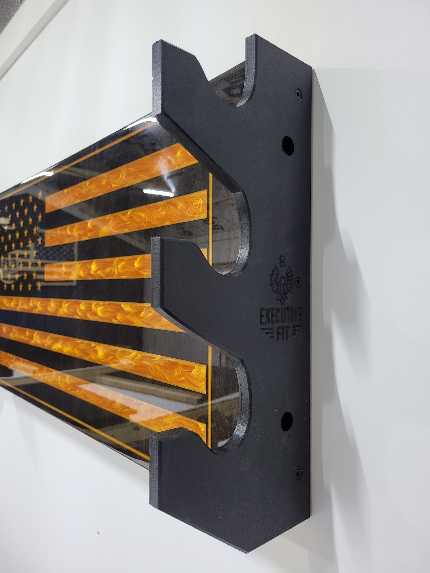 Limited Edition Golden Flag 3-Tier Barbell Rack