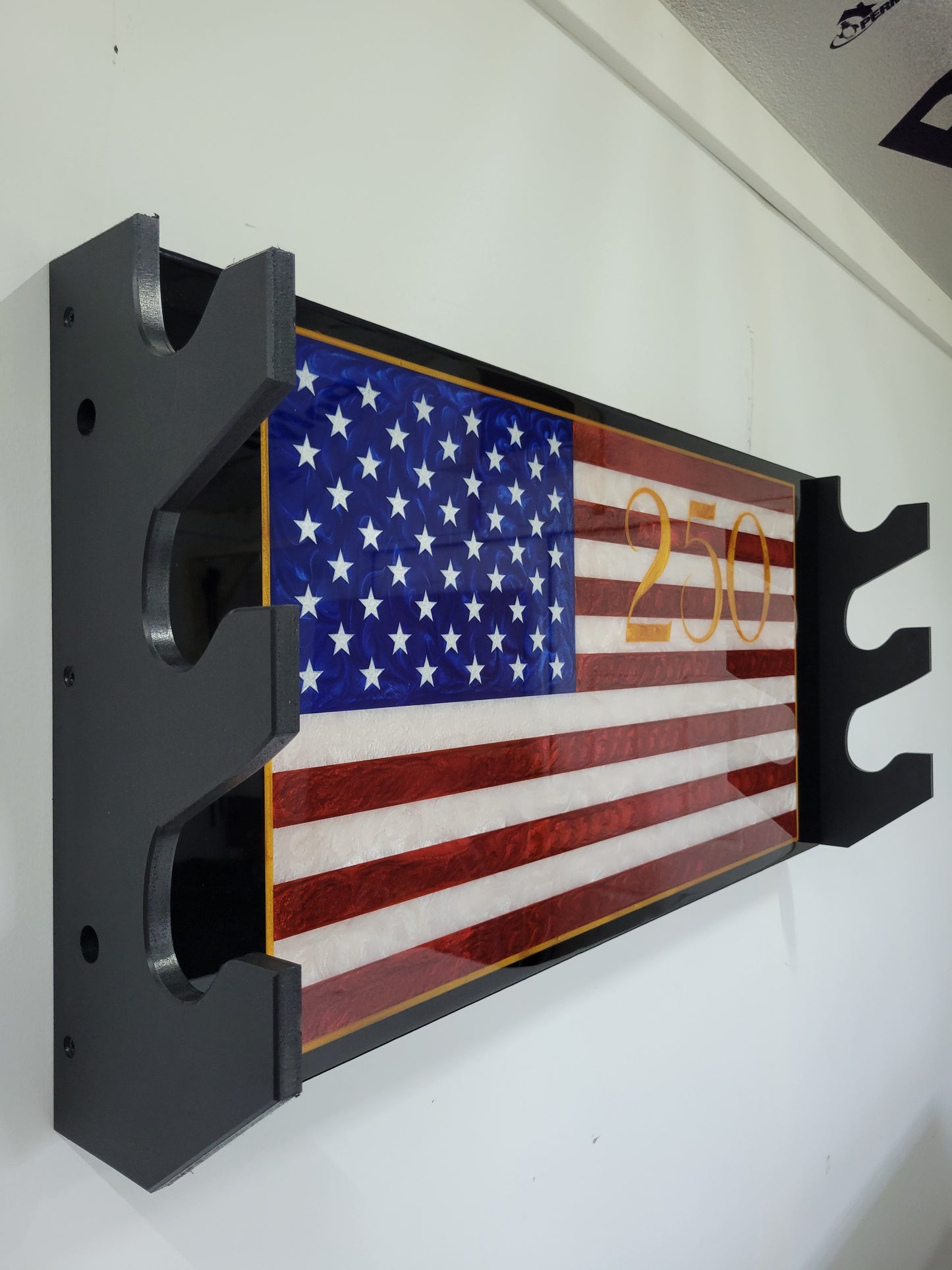 Limited Edition Epoxy Flag One 3-Tier Barbell Rack