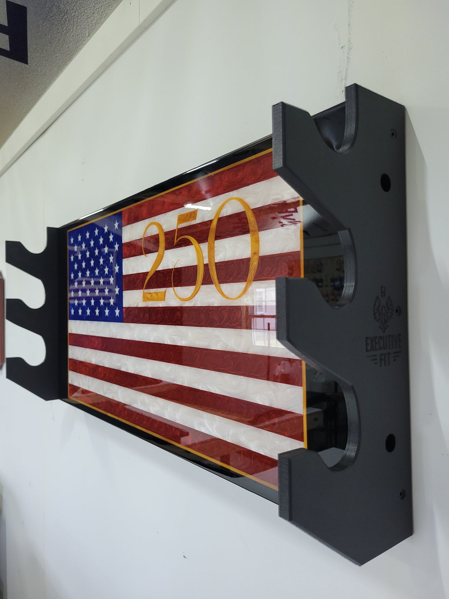 Limited Edition Epoxy Flag One 3-Tier Barbell Rack