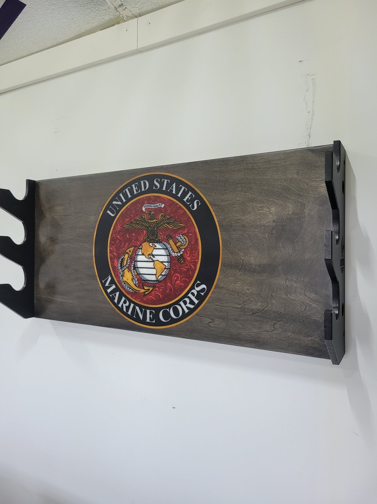 Marine Corps 3-Tier Barbell Rack
