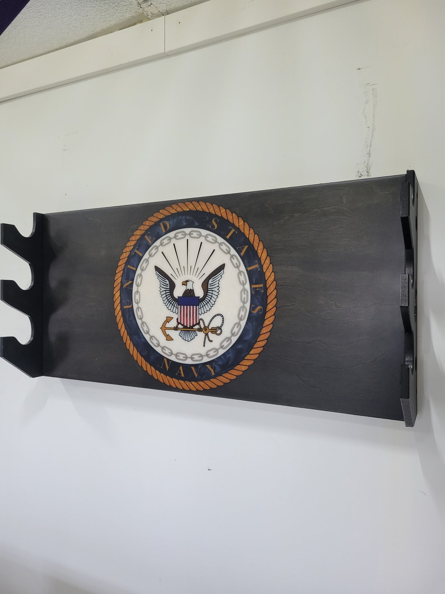 Limited Edition Navy 3-Tier Barbell Rack