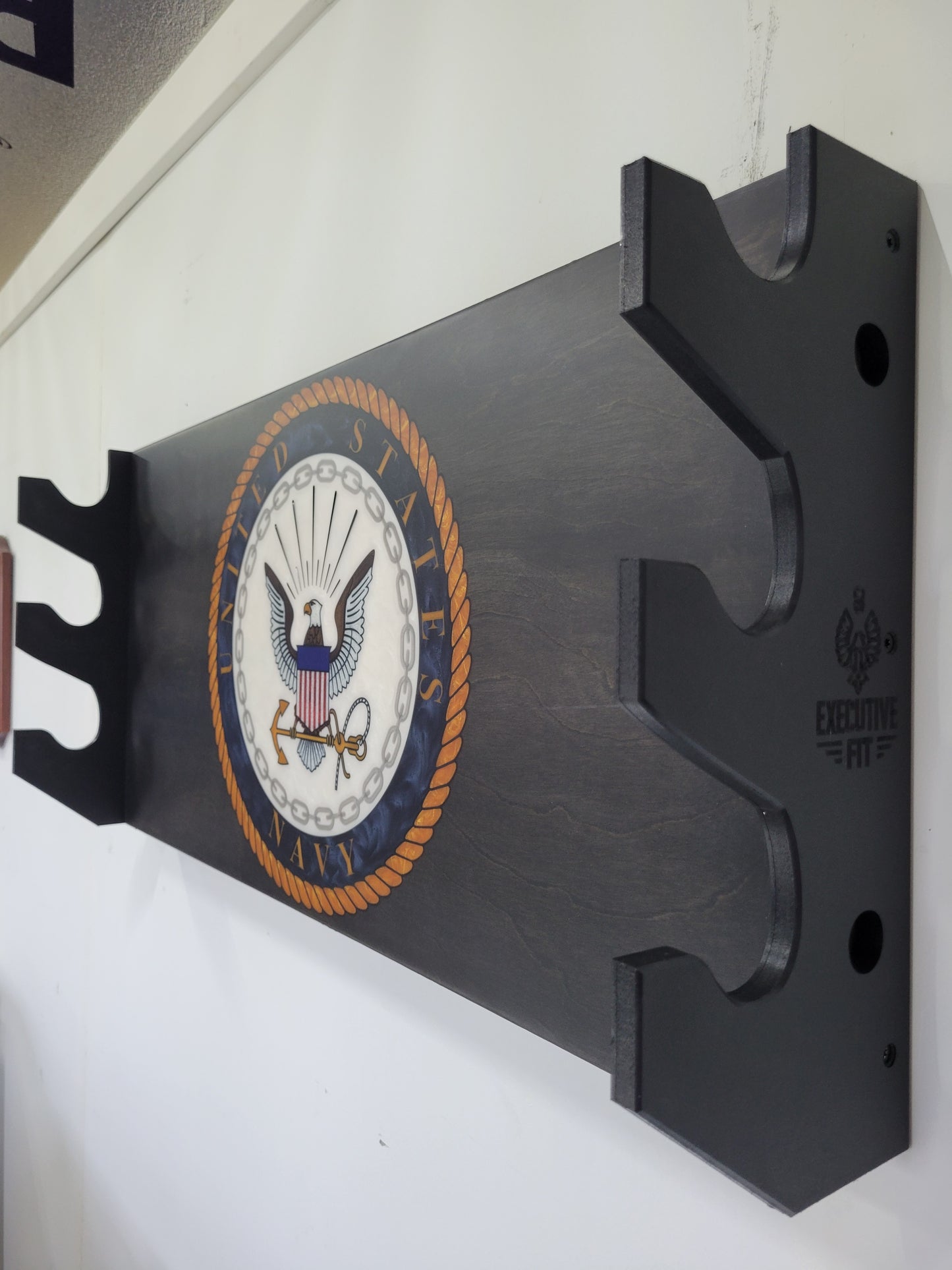 Limited Edition Navy 3-Tier Barbell Rack