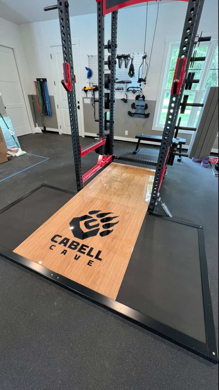 Custom Deadlift Platform With Rack