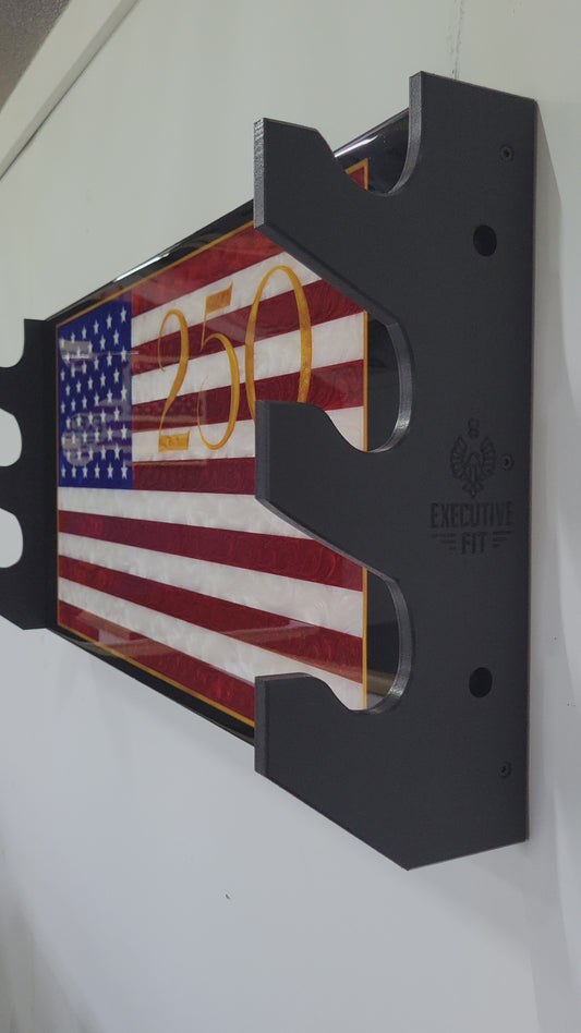 Limited Edition Epoxy Flag One 3-Tier Barbell Rack