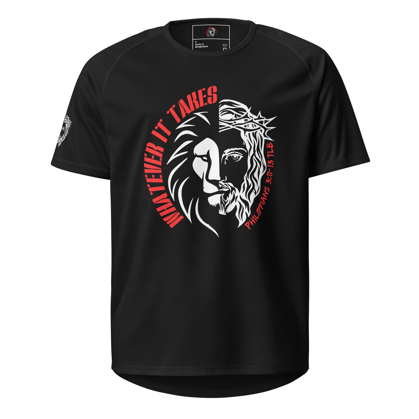 Philippians 3:11-13 Unisex sports jersey